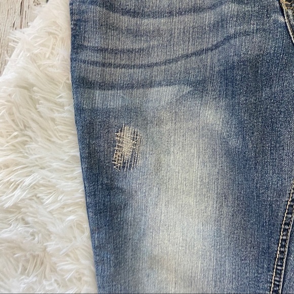true Freedom distressed faded boot cut jeans size 9 - Picture 6 of 8